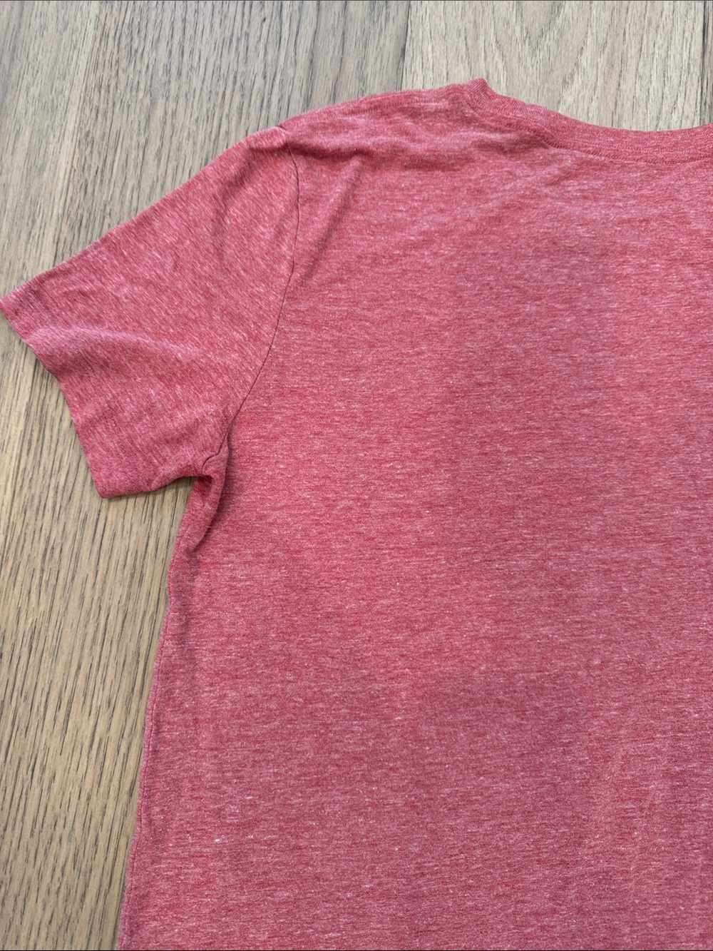 Lucky Brand Holiday Crew Neck Short Sleeve Women’s Small Red Heathered T-Shirt - Picture 8 of 11